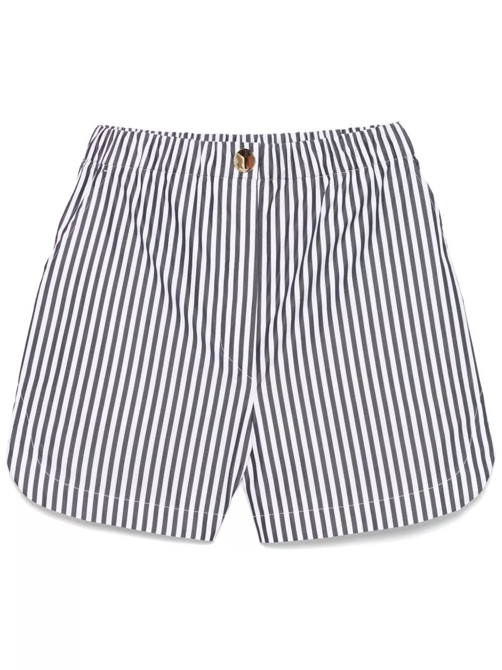 Sportmax Pantaloni corti a righe in cotone