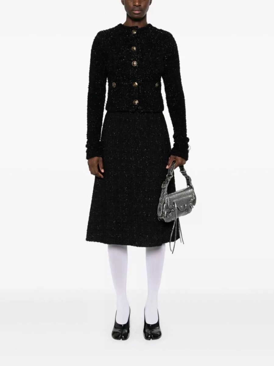 Balenciaga Giacca cropped bouclé, view 3