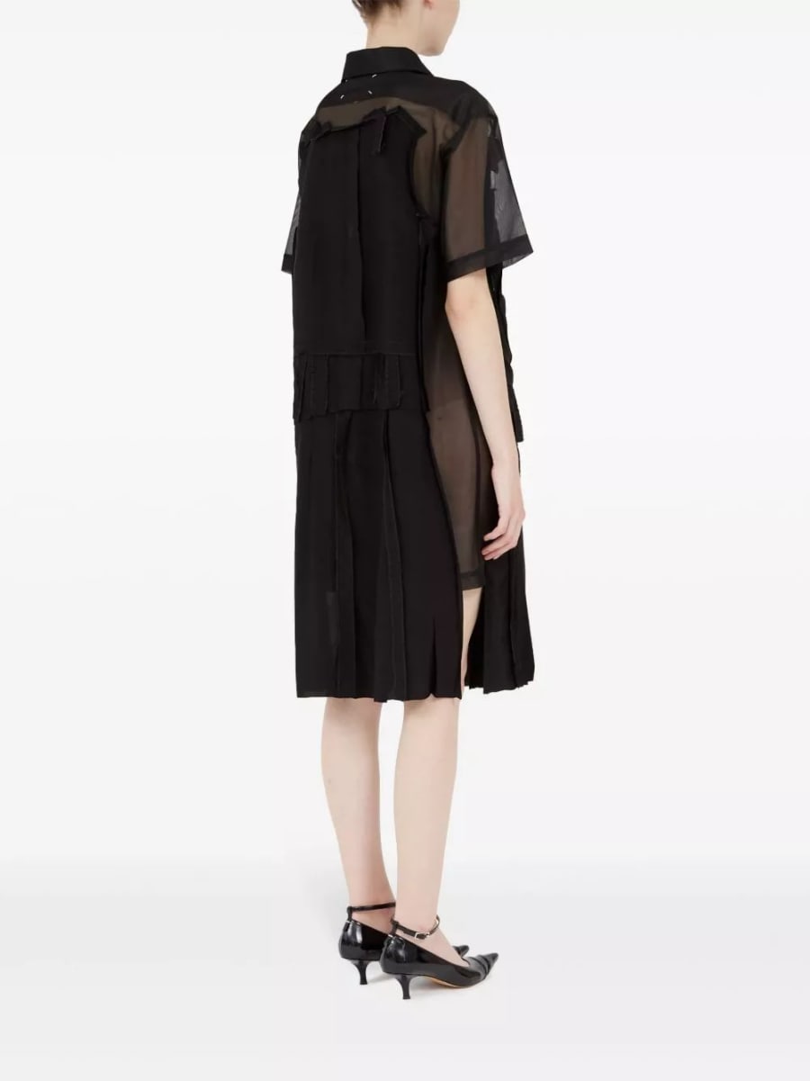 Maison Margiela Abito polo midi, view 3