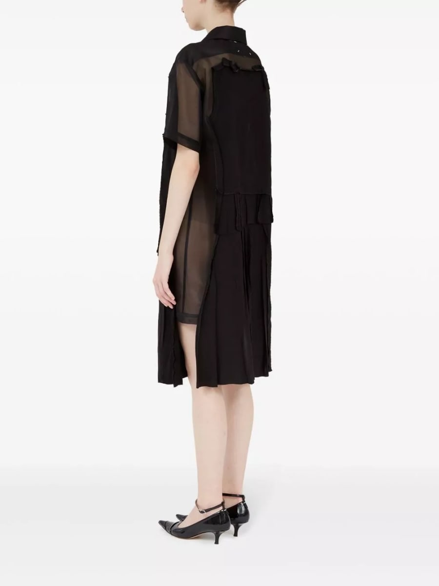 Maison Margiela Abito polo midi, view 4