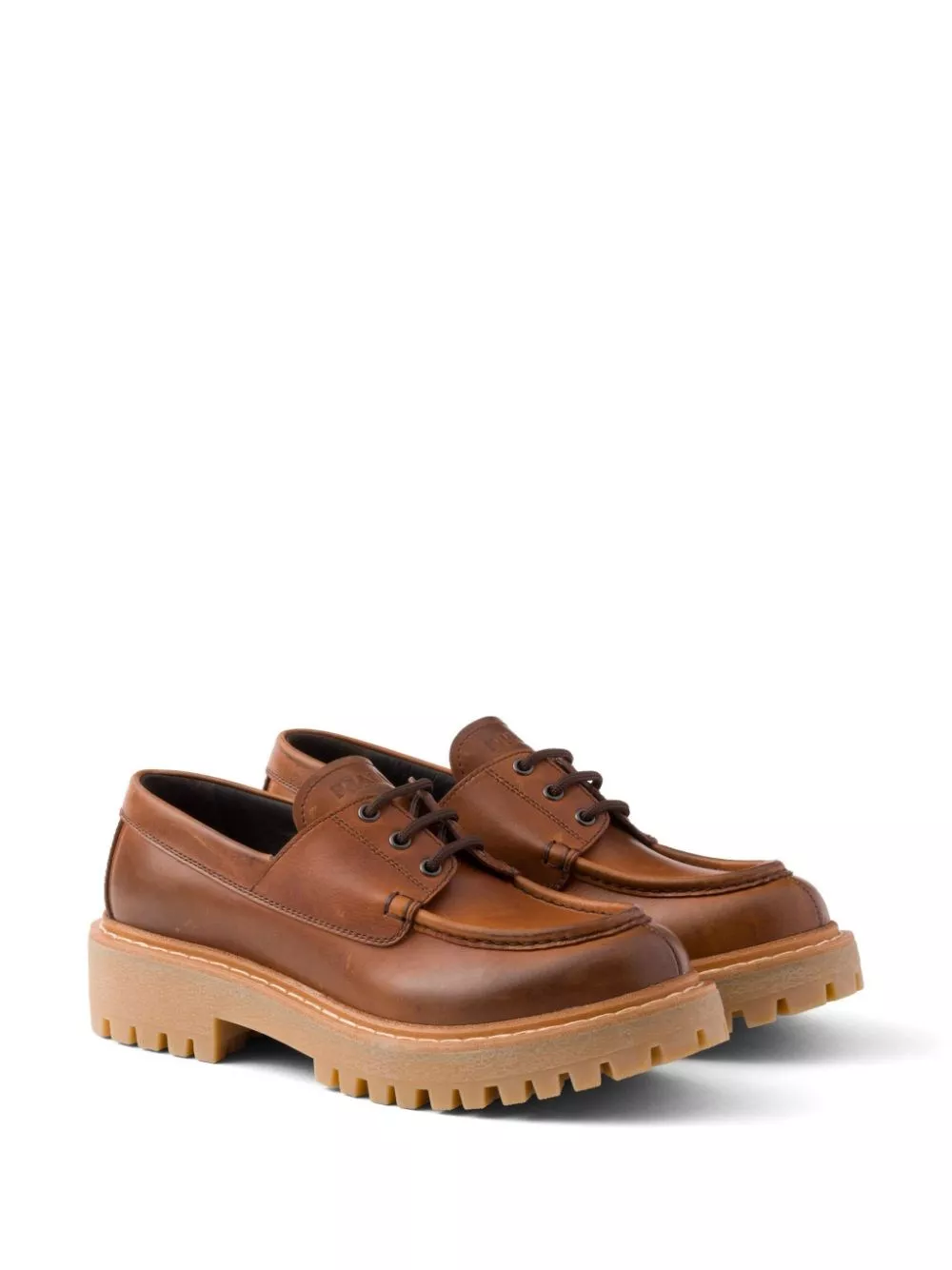 Prada Mocassino stringato in pelle