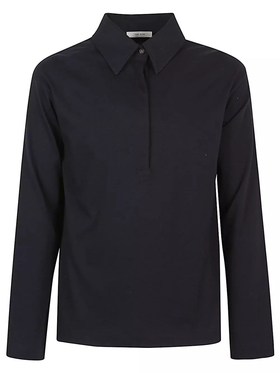 The Row Polo Roddie in cotone seta