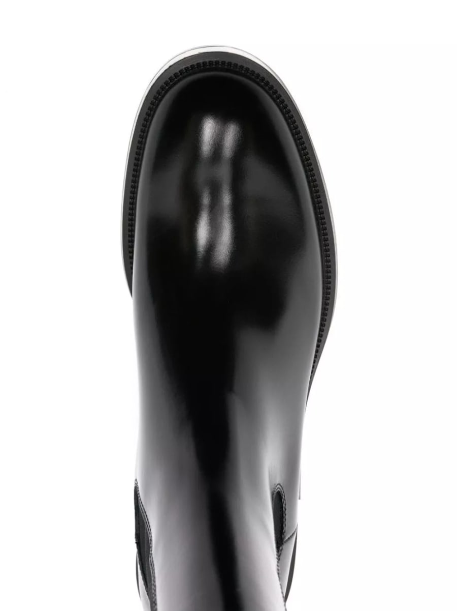 Alexander McQueen Stivali Logo, view 2