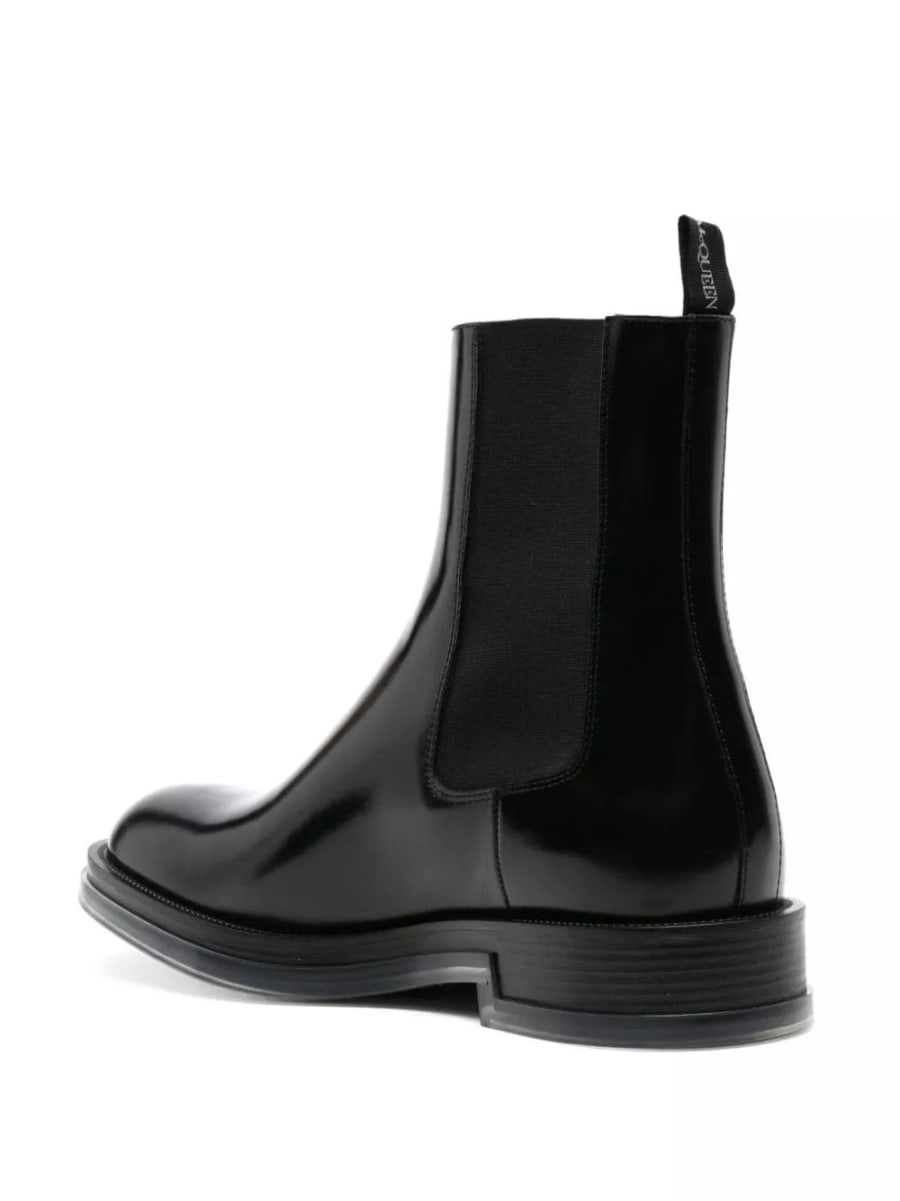 Alexander McQueen Stivali Logo, view 4