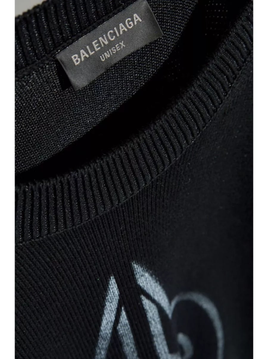 Balenciaga sweater logo, view 3