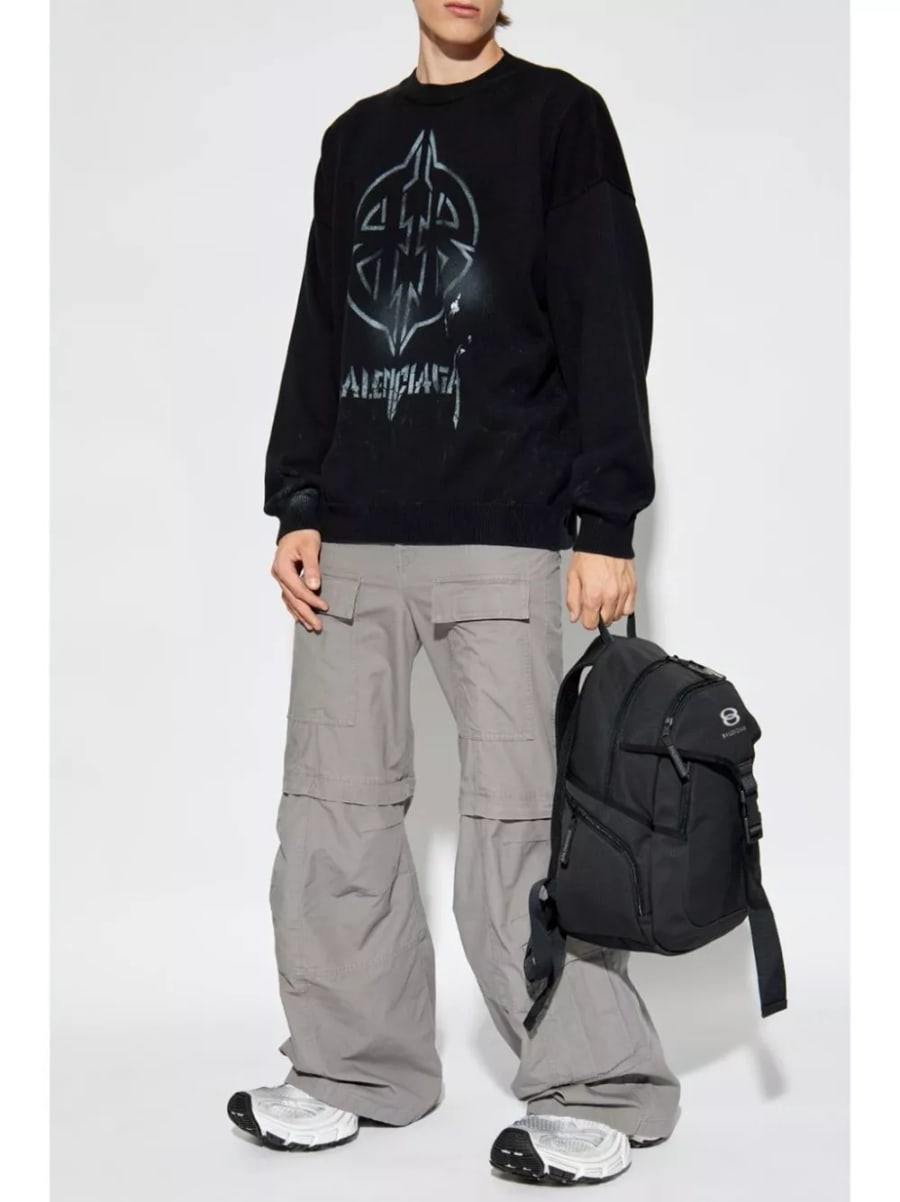 Balenciaga sweater logo, view 5