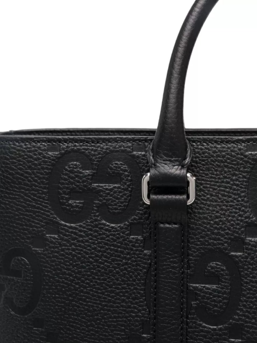 Gucci Borsa shopping con logo, view 3