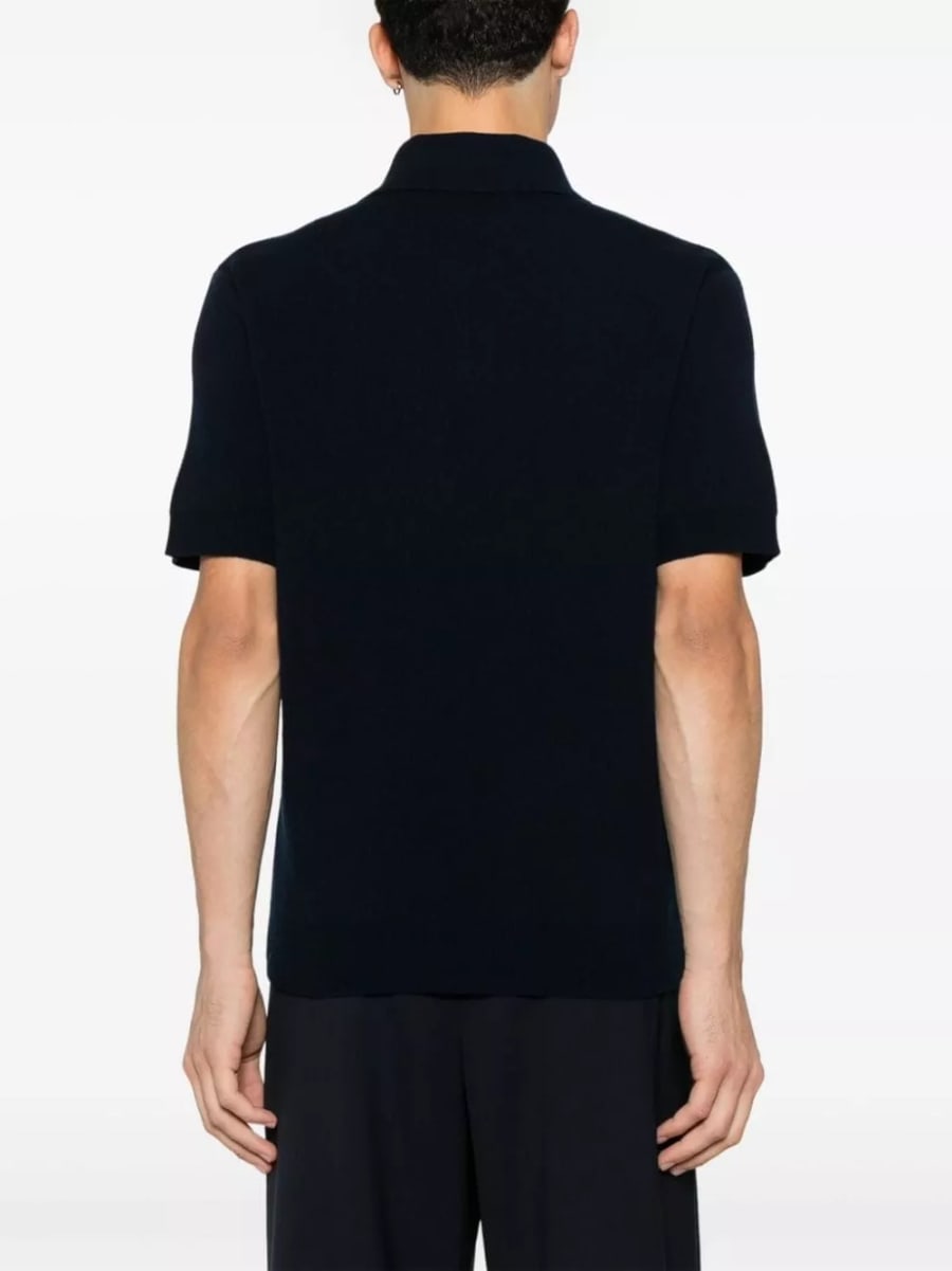Gucci La polo in cotone con logo, view 3