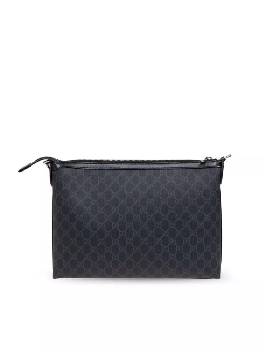 Gucci Borsa a spalla con logo, view 4
