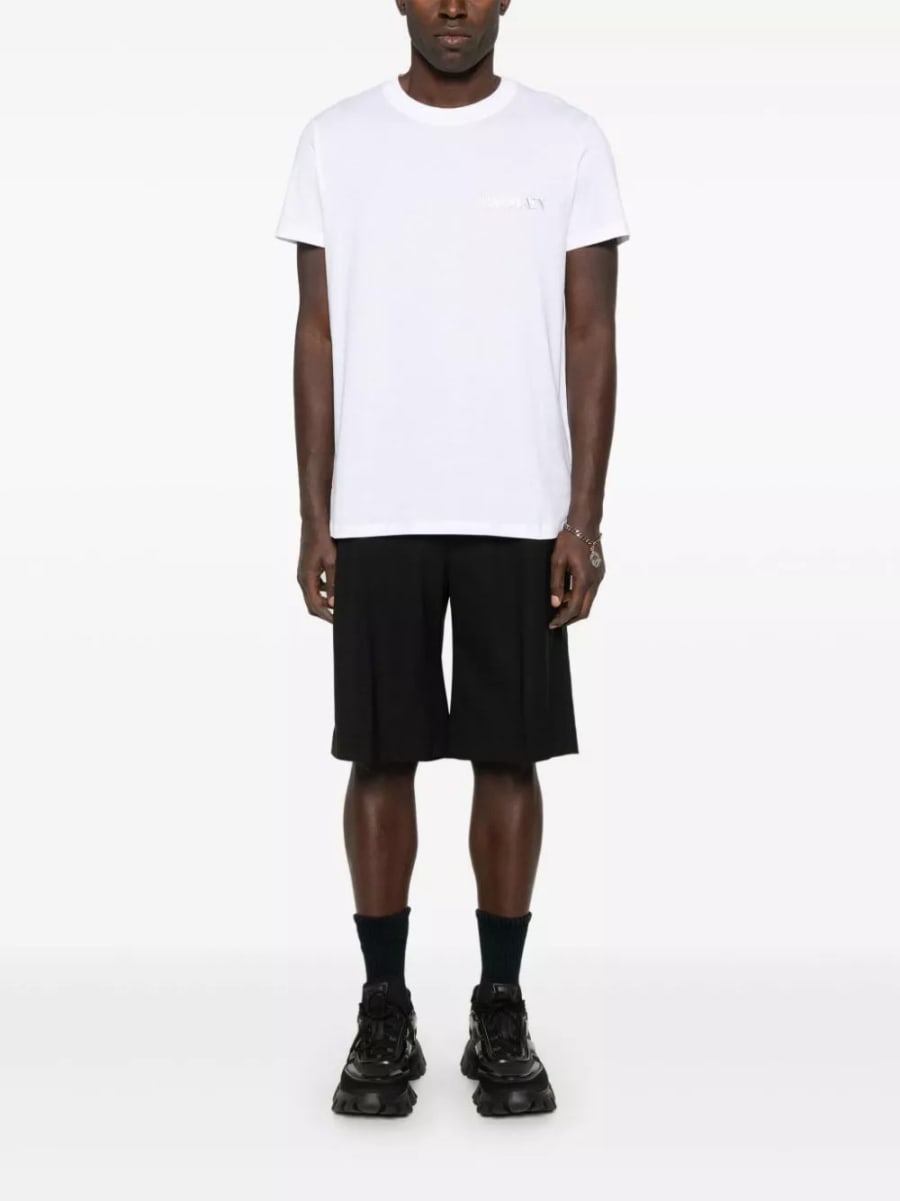 Balmain T-shirt in cotone slim fit, view 2