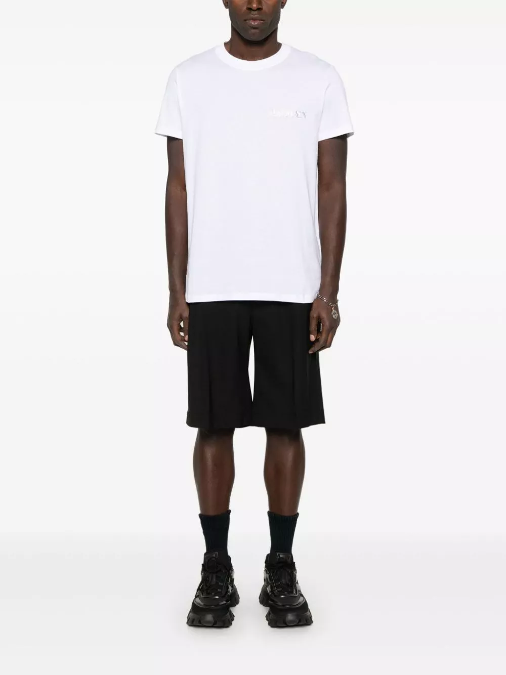 Balmain T-shirt in cotone slim fit, view 2