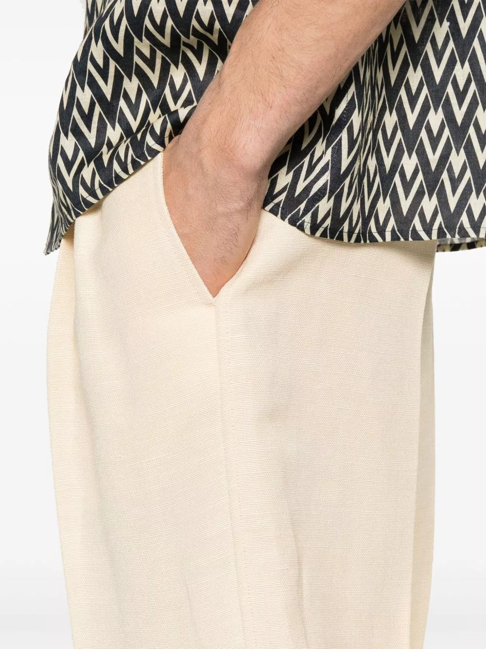 Valentino Pantaloni Bermuda in Juta, view 2