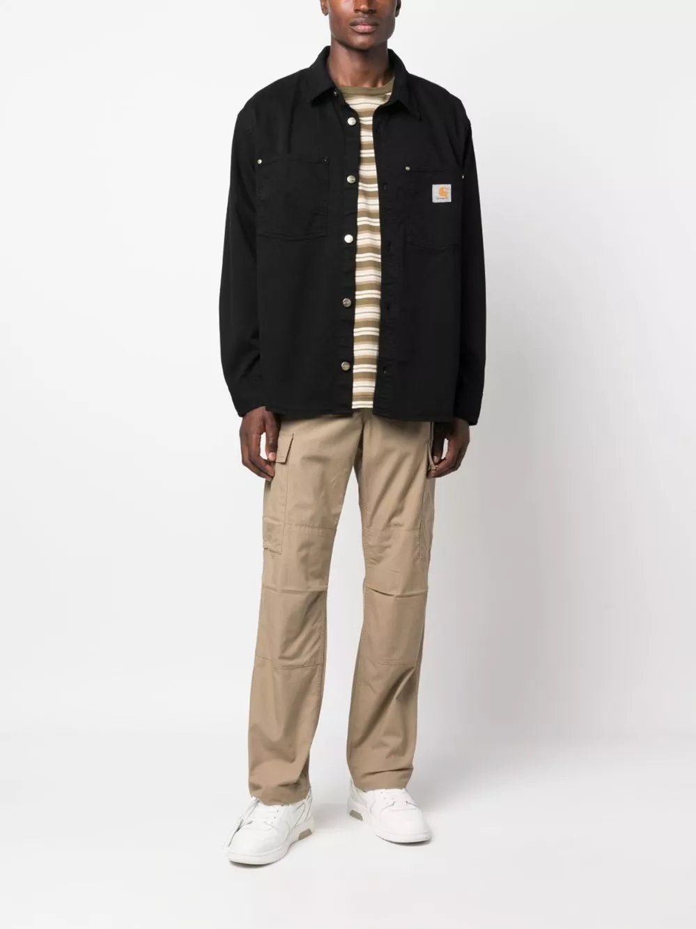 Carhartt WIP Pantaloni cargo in cotone, view 2