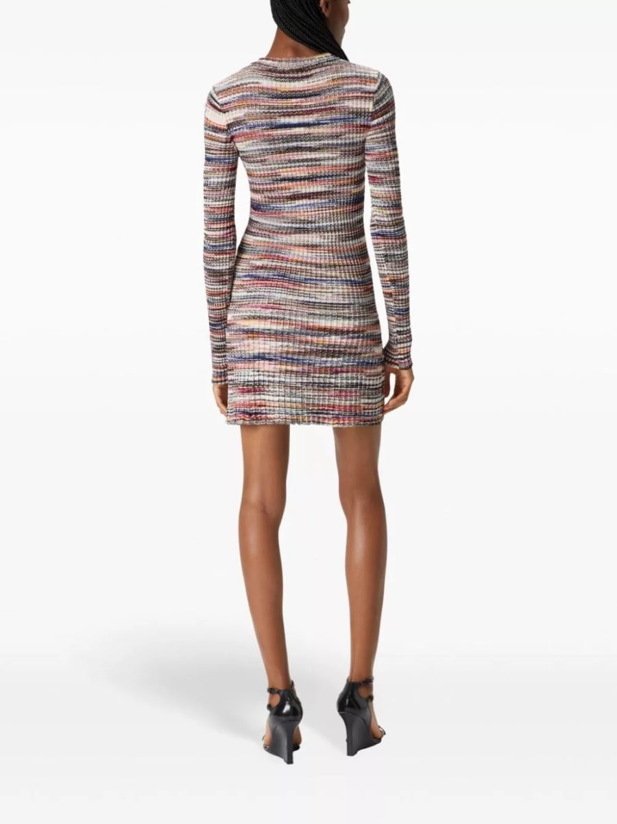 Missoni Abito corto a righe, view 5