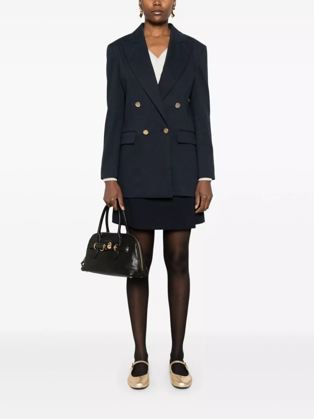P.A.R.O.S.H. Blazer Crew in misto cotone, view 2