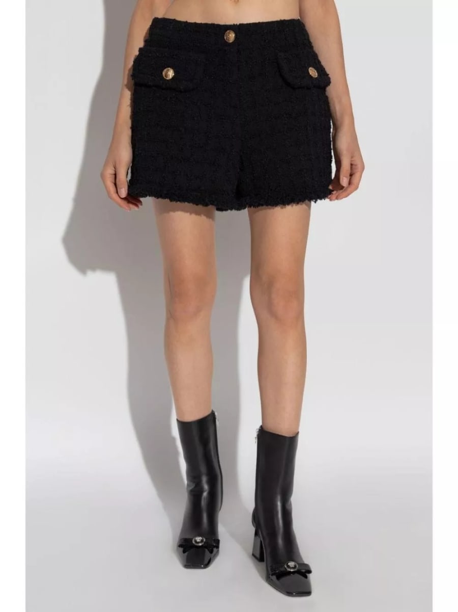 Versace Shorts in tweed bouclé, view 4