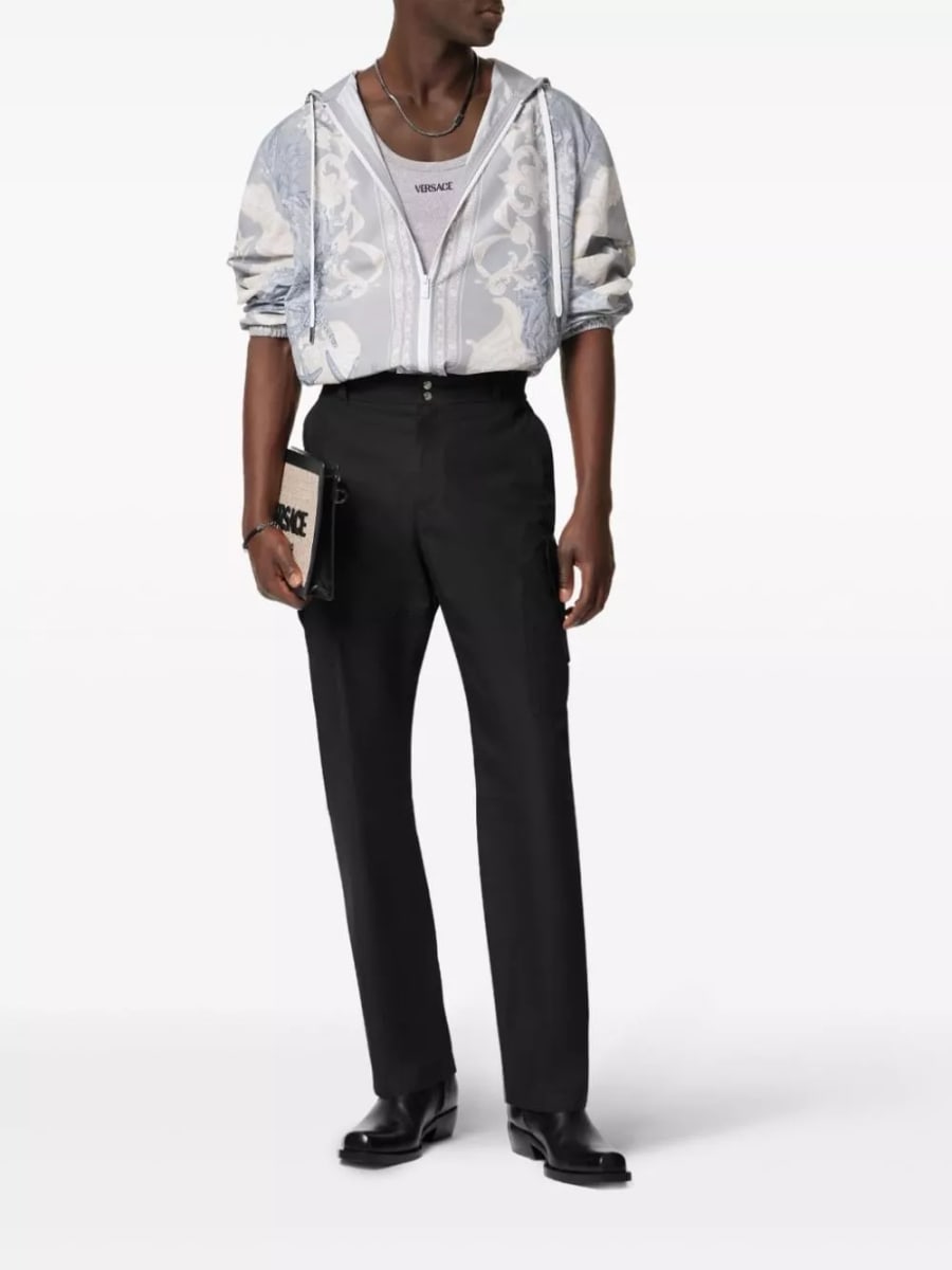 Versace Pantaloni in cotone, view 4