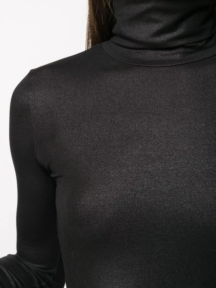Majestic Maglione a collo alto in Lurex, view 2