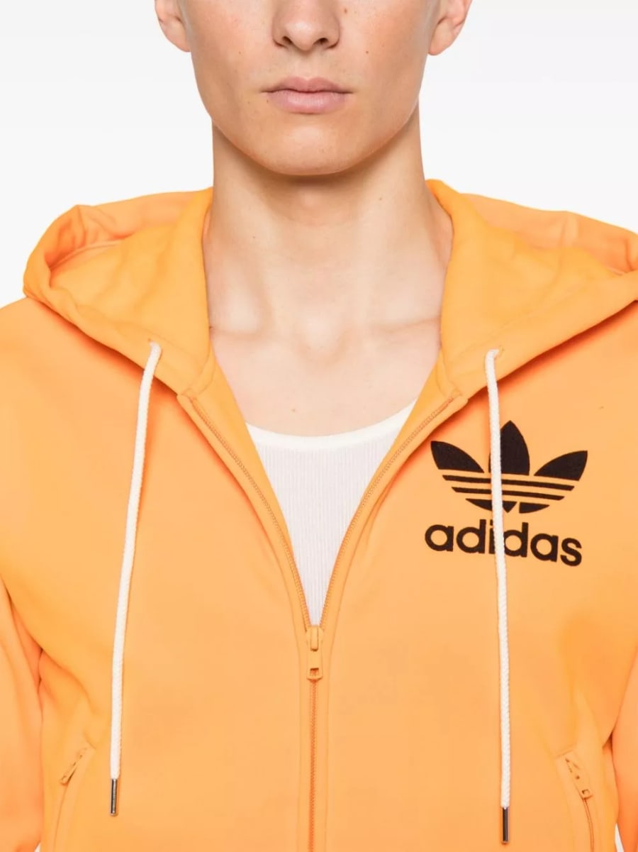 Adidas by wales bonner Felpa con zip Logo, view 2