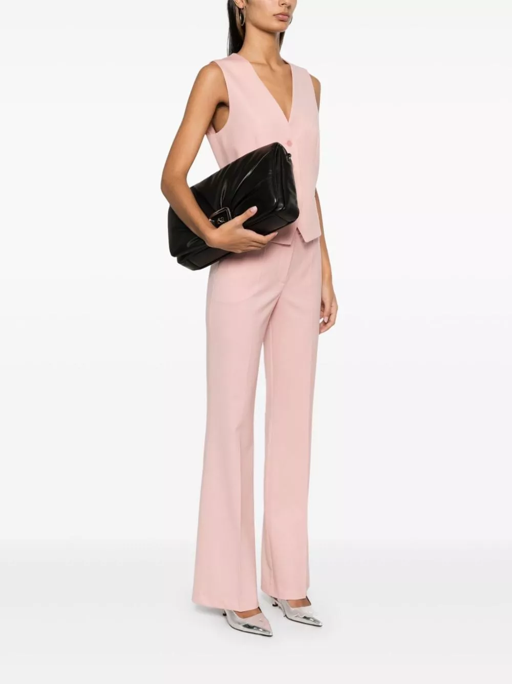Roger Vivier Clutch in pelle Viv' Choc, view 2