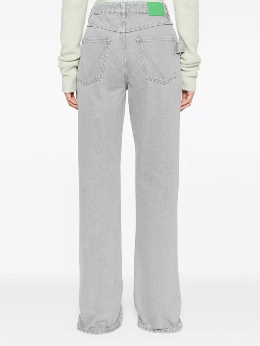 Bottega Veneta Jeans slim in cotone, view 2