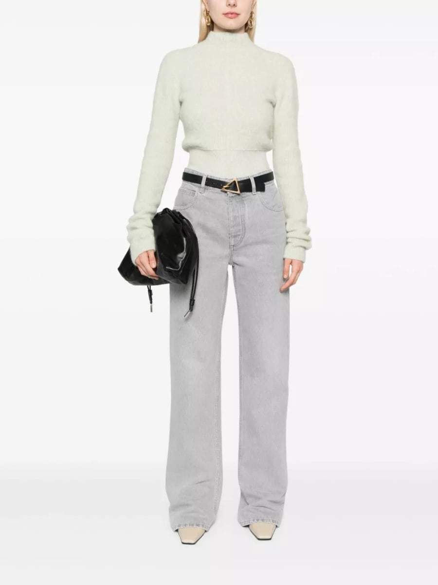 Bottega Veneta Jeans slim in cotone, view 5