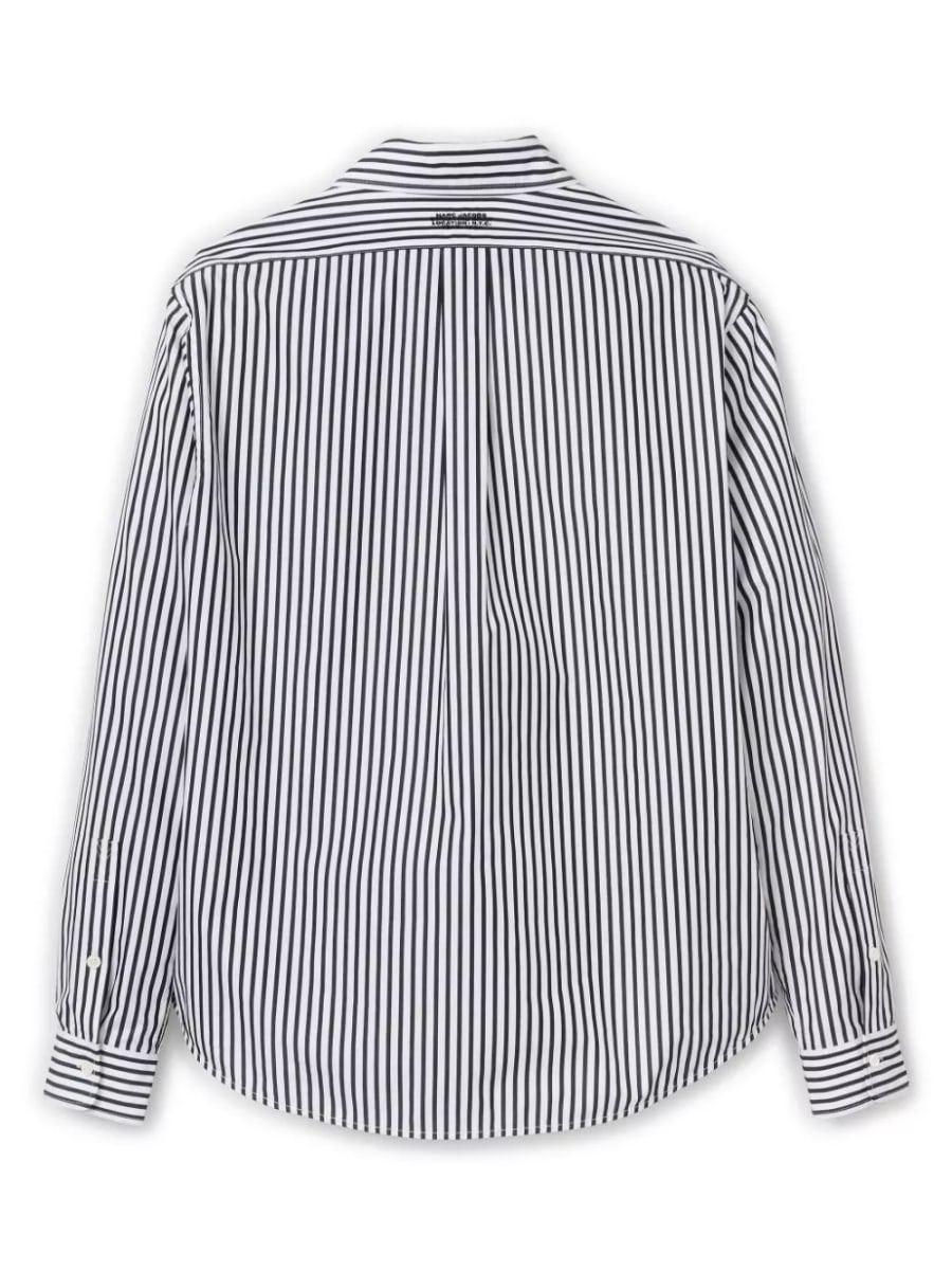 Marc Jacobs Camicia rigata in cotone, view 3