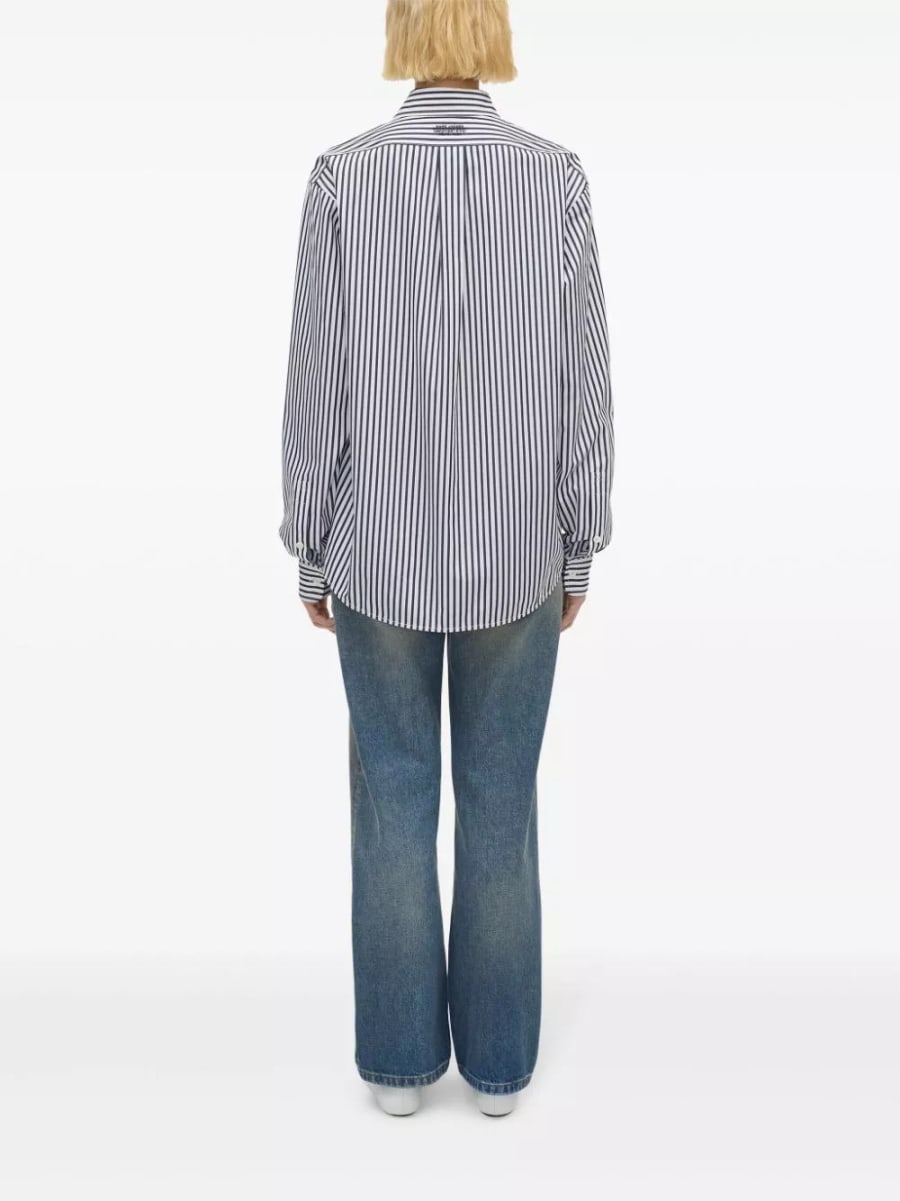 Marc Jacobs Camicia rigata in cotone, view 5