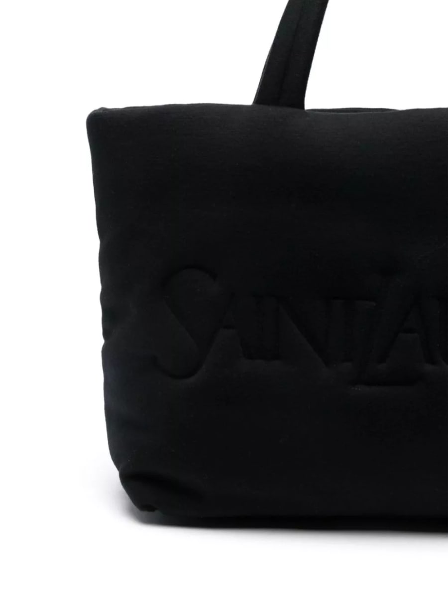 Saint Laurent Borsa Tote Bag in cotone, view 4