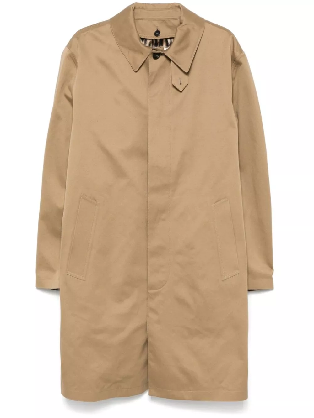 Saint Laurent Cappotto in gabardine di cotone