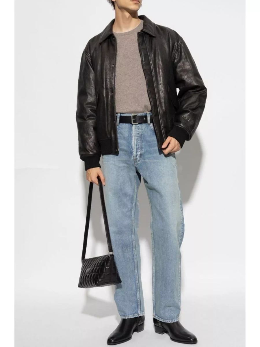 Saint Laurent Maglia girocollo in cashmere, view 3