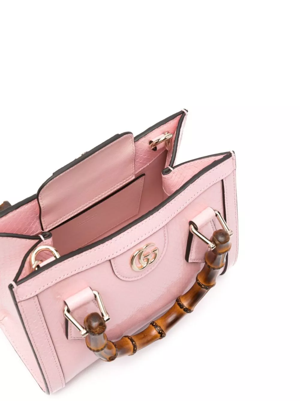 Gucci Borsa Diana piccola in pelle, view 2