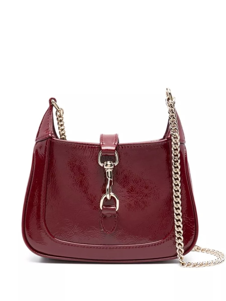 Gucci Borsa Jackie Notte mini in pelle verniciata