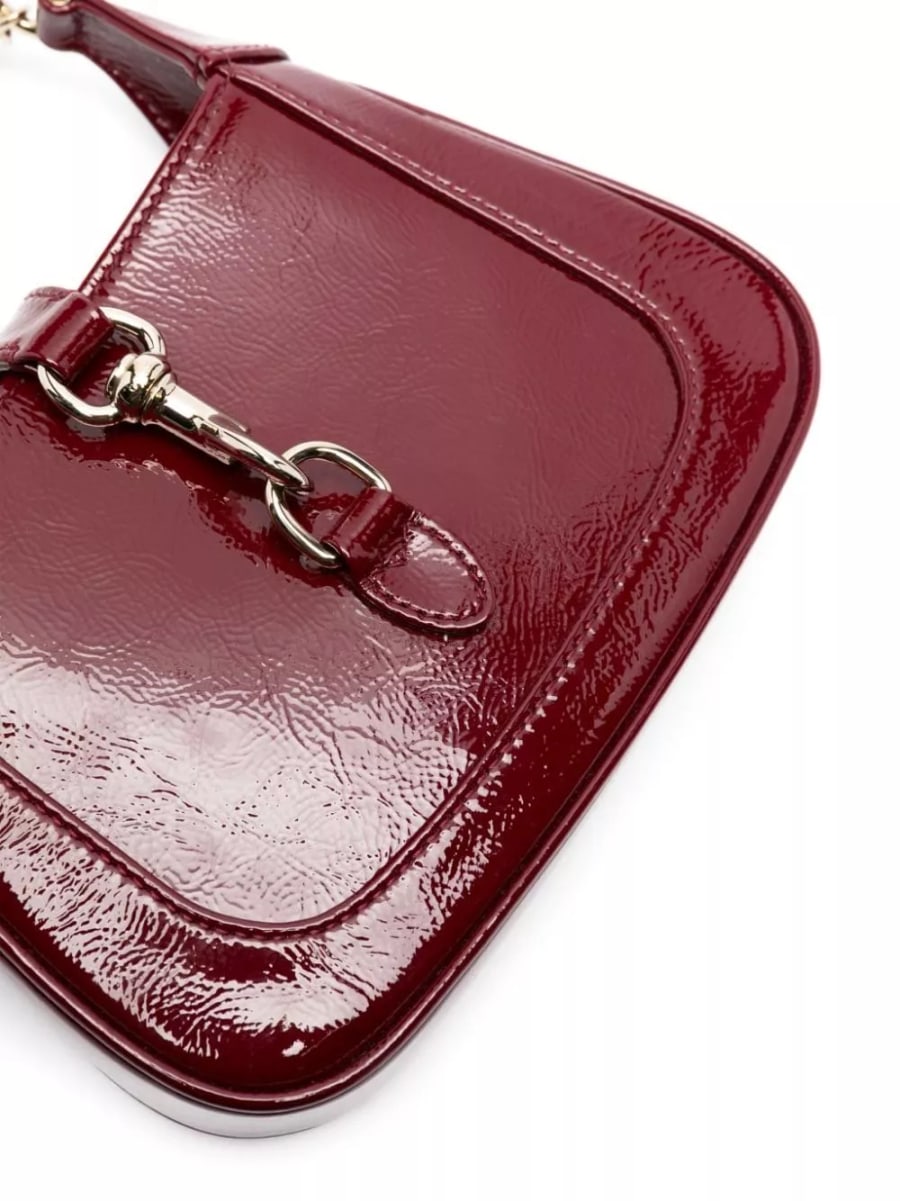 Gucci Borsa Jackie Notte mini in pelle verniciata, view 2