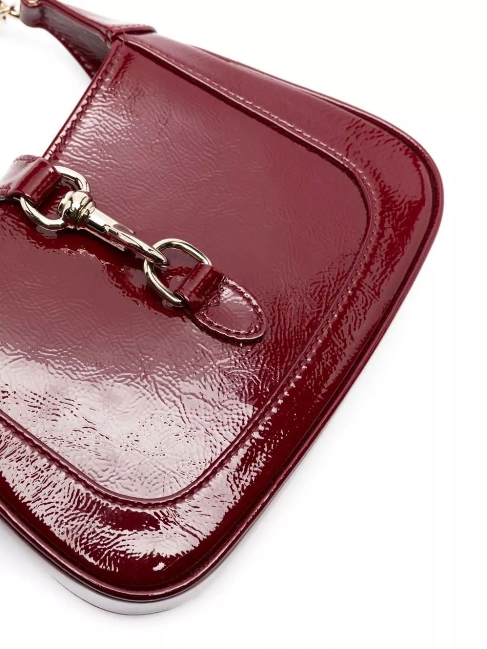 Gucci Borsa Jackie Notte mini in pelle verniciata, view 2