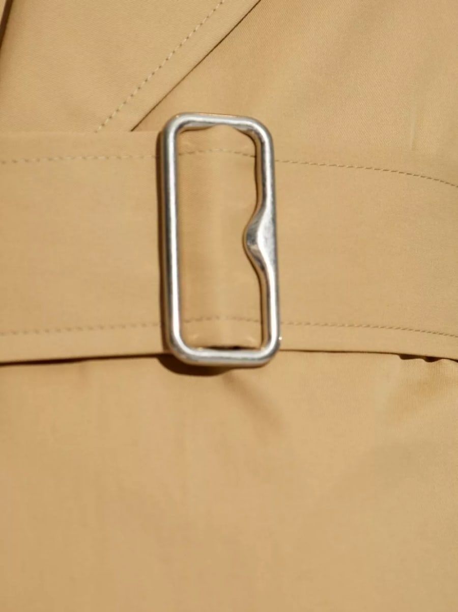 Burberry Trench corto in cotone, view 5