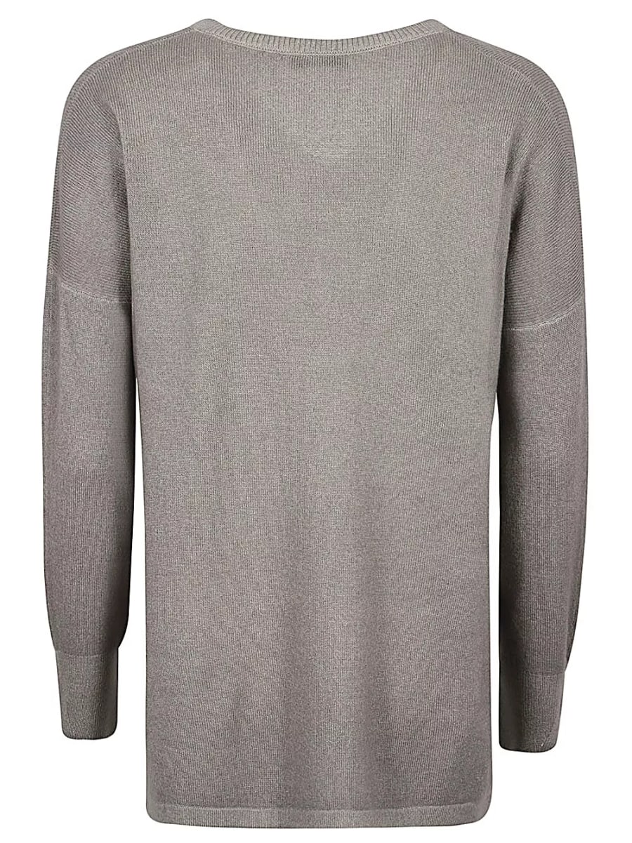 Base Maglione in lana a scollo a V, view 2