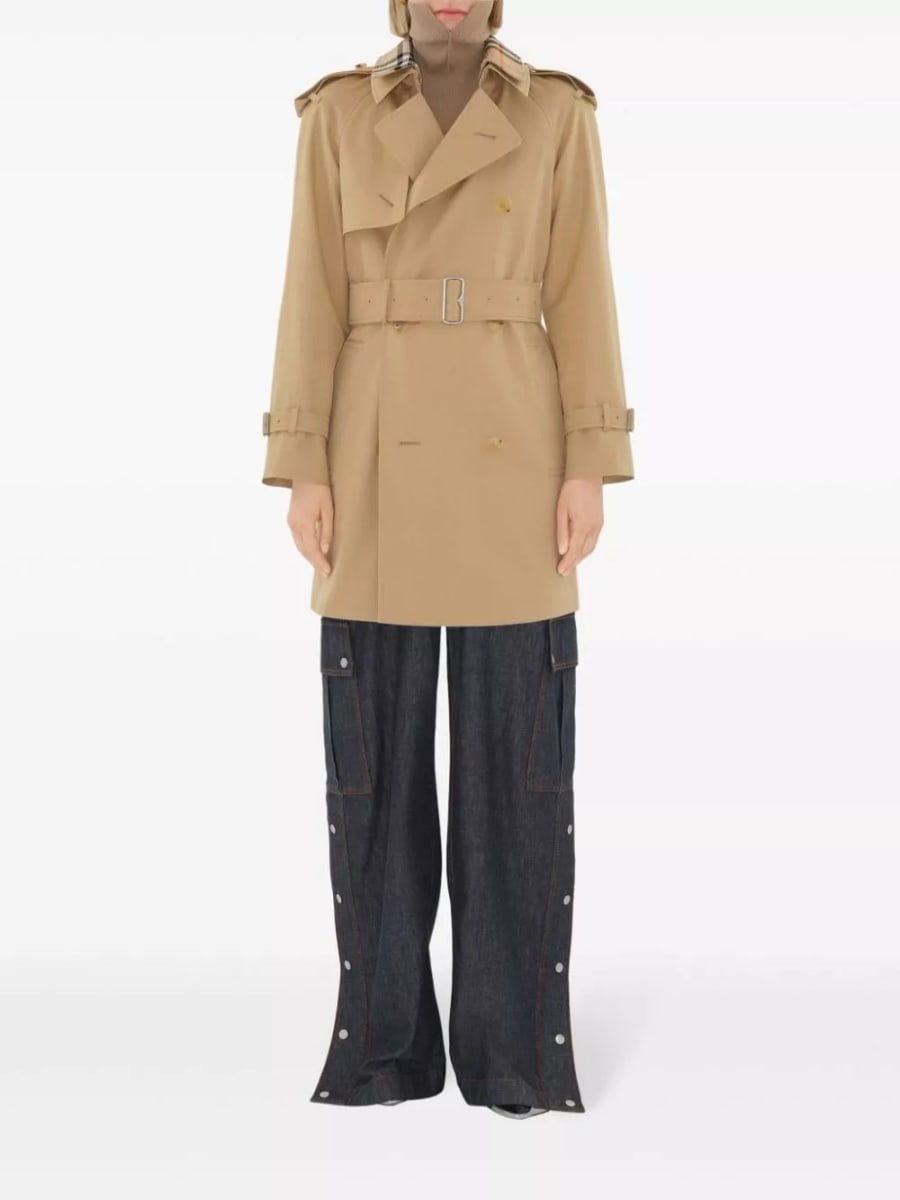 Burberry Trench coat in cotone, view 2