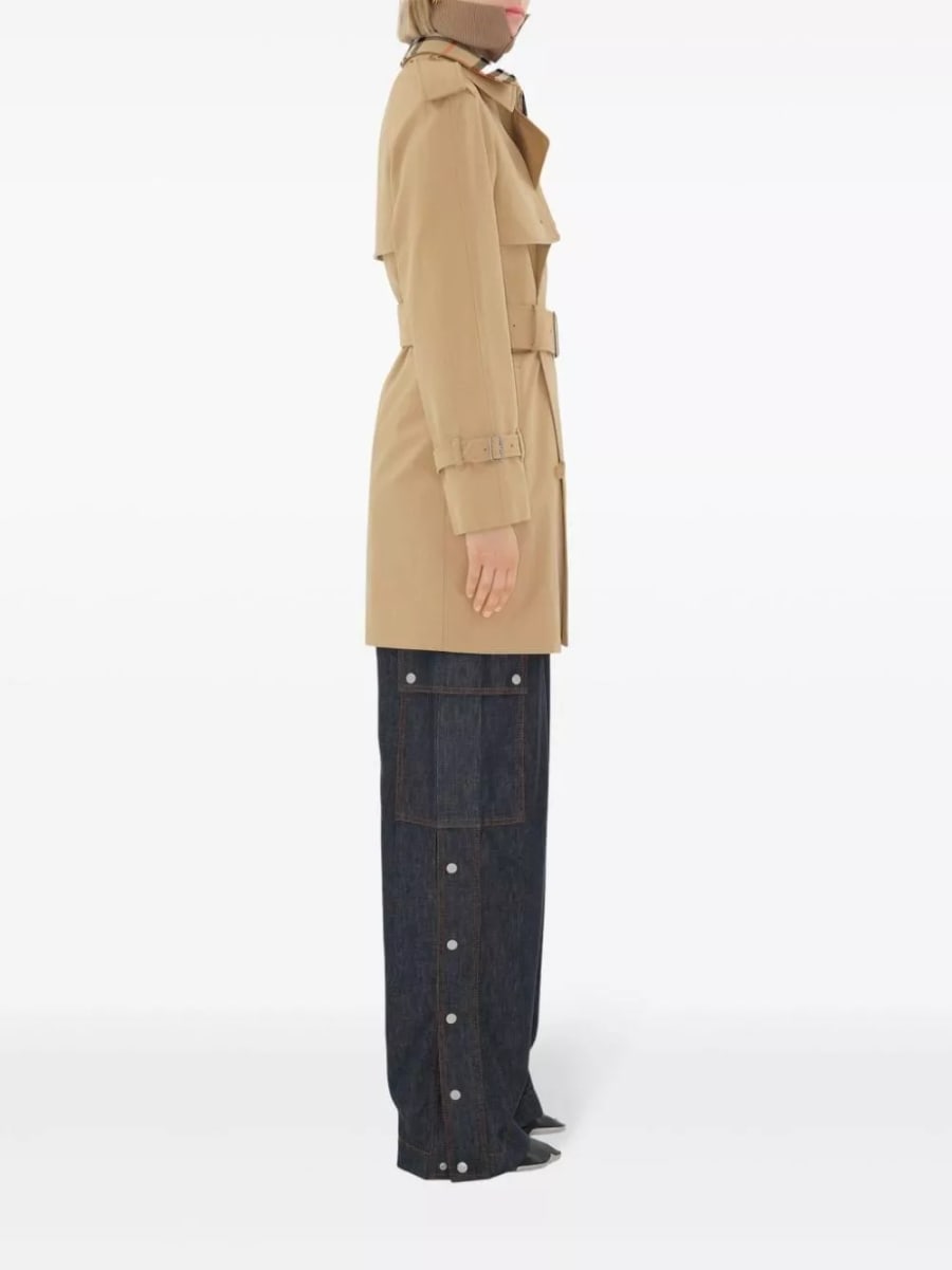 Burberry Trench coat in cotone, view 4