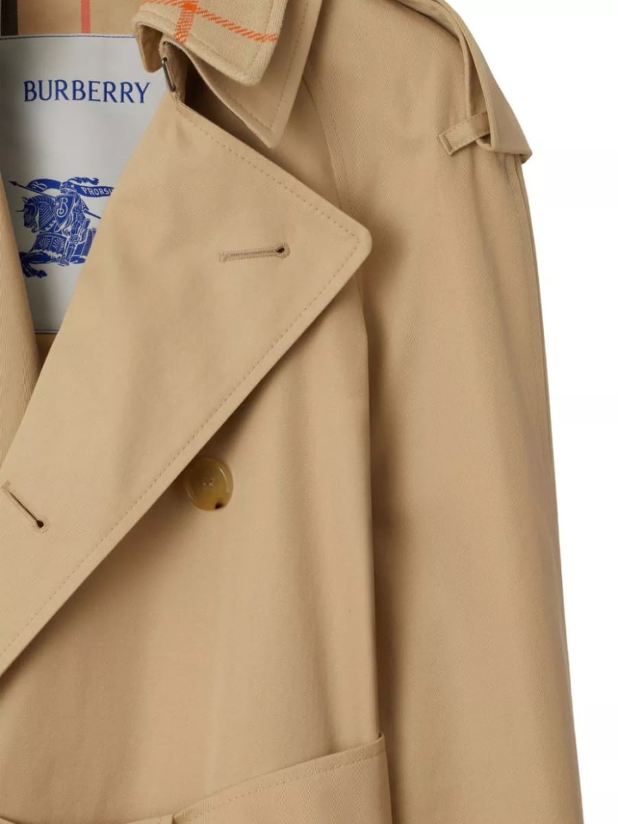 Burberry Trench coat in cotone, view 7