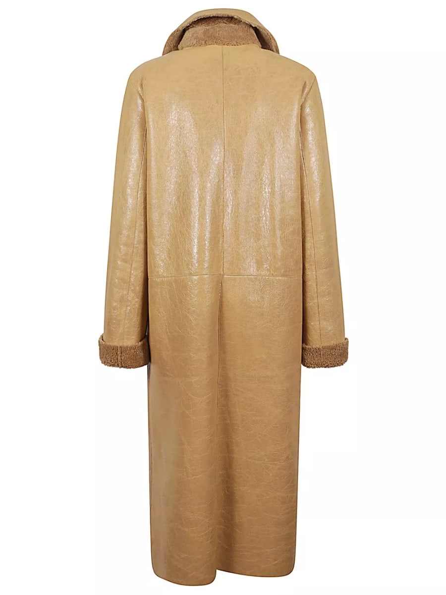 Fendi Cappotto in pelle, view 2