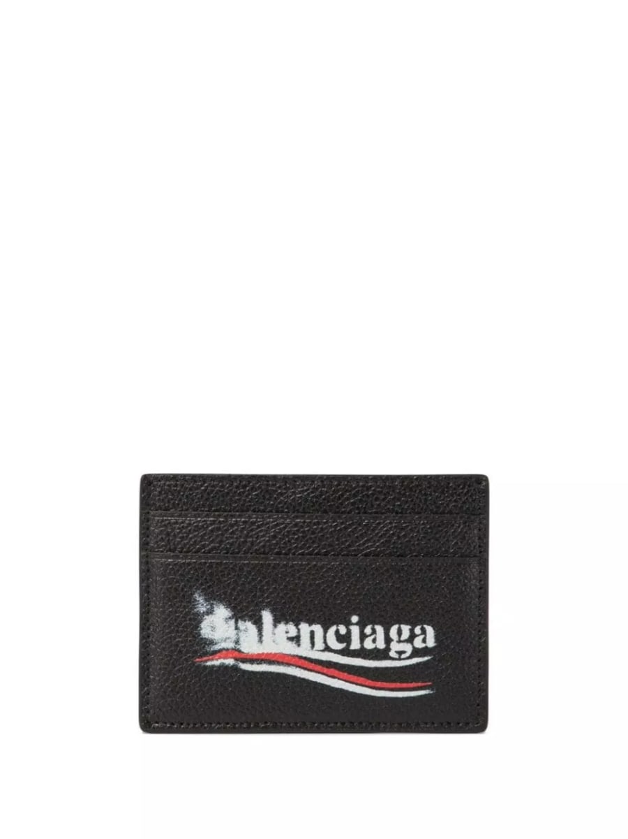 Balenciaga Porta carte di credito in pelle
