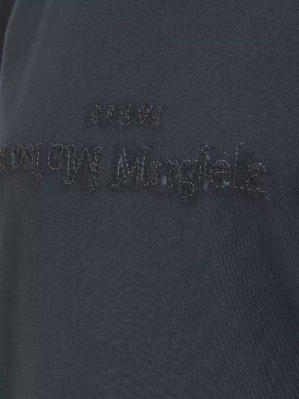 Maison Margiela T-shirt in cotone con logo, view 2