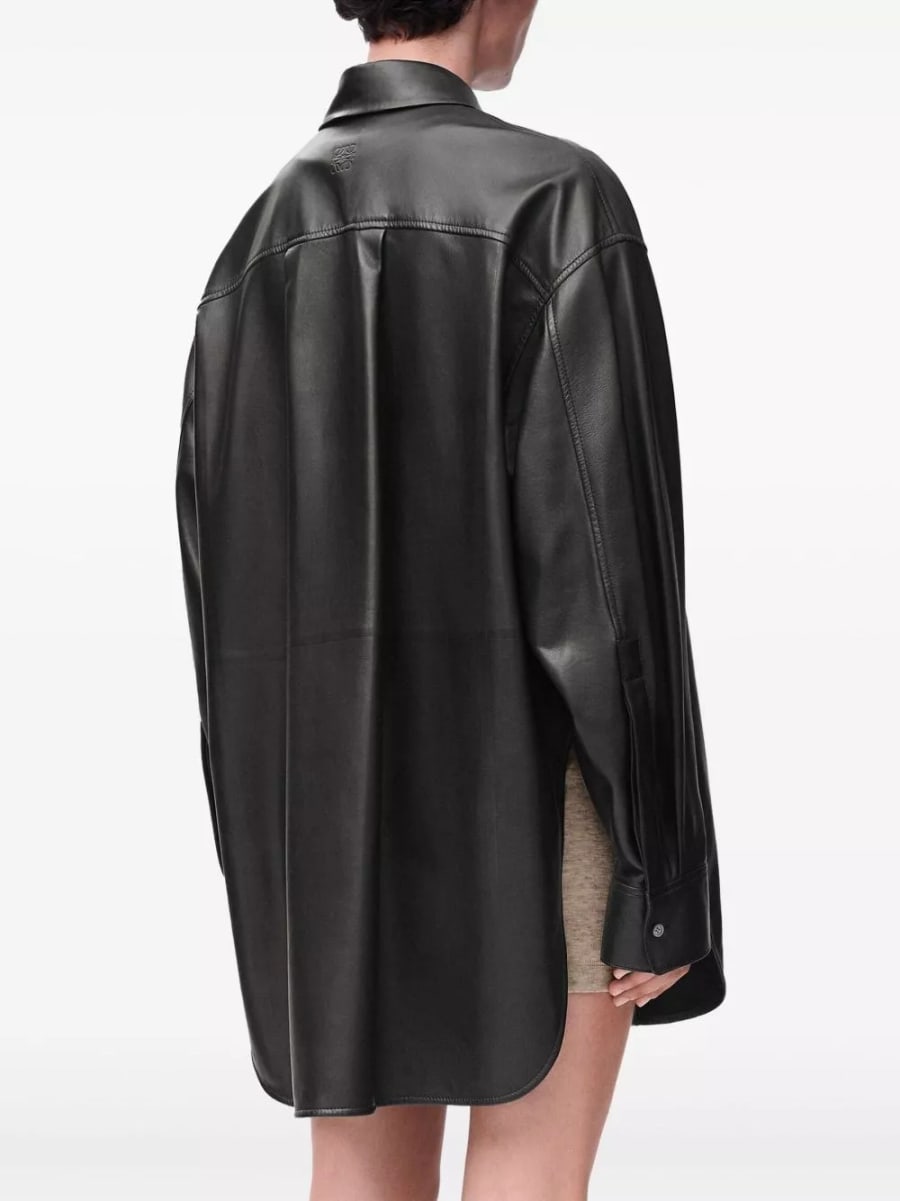 Loewe Camicia in pelle, view 2