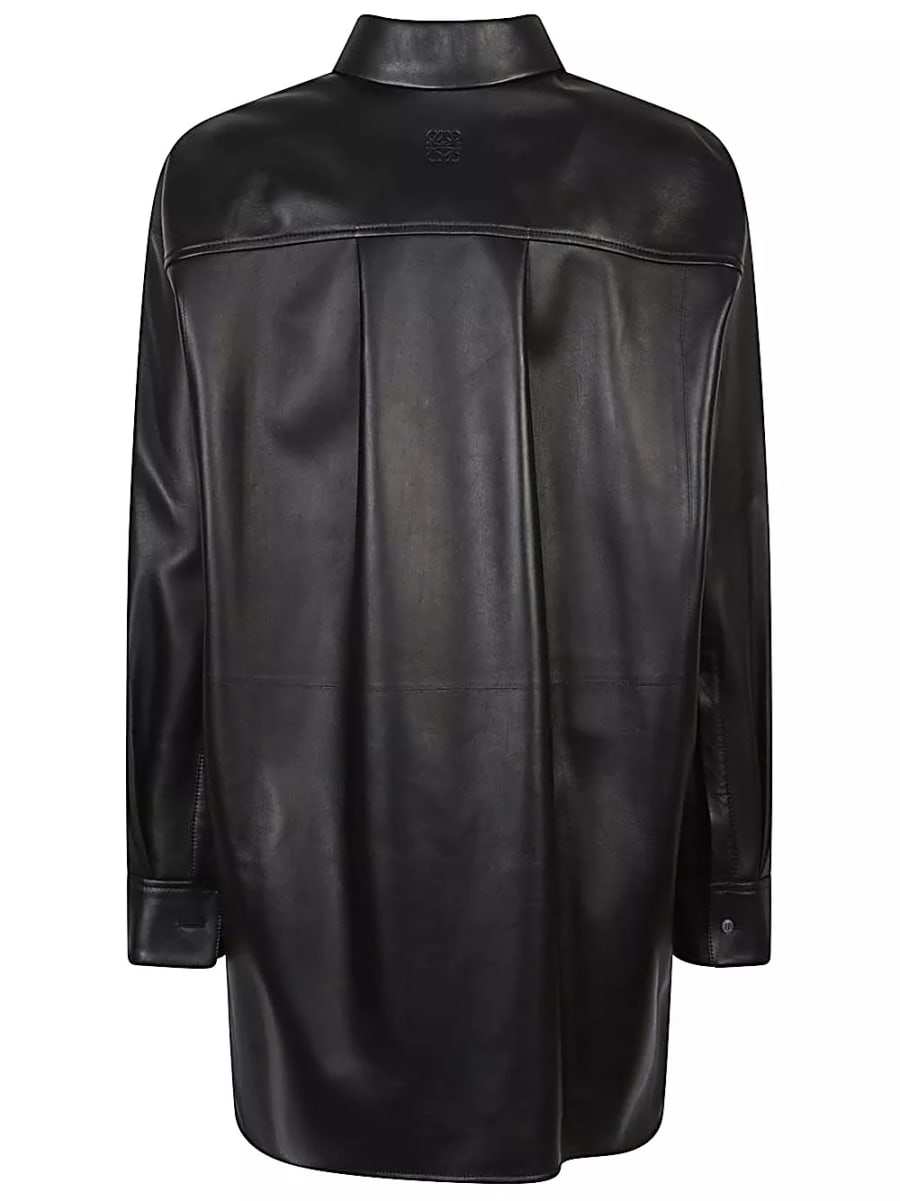 Loewe Camicia in pelle, view 5