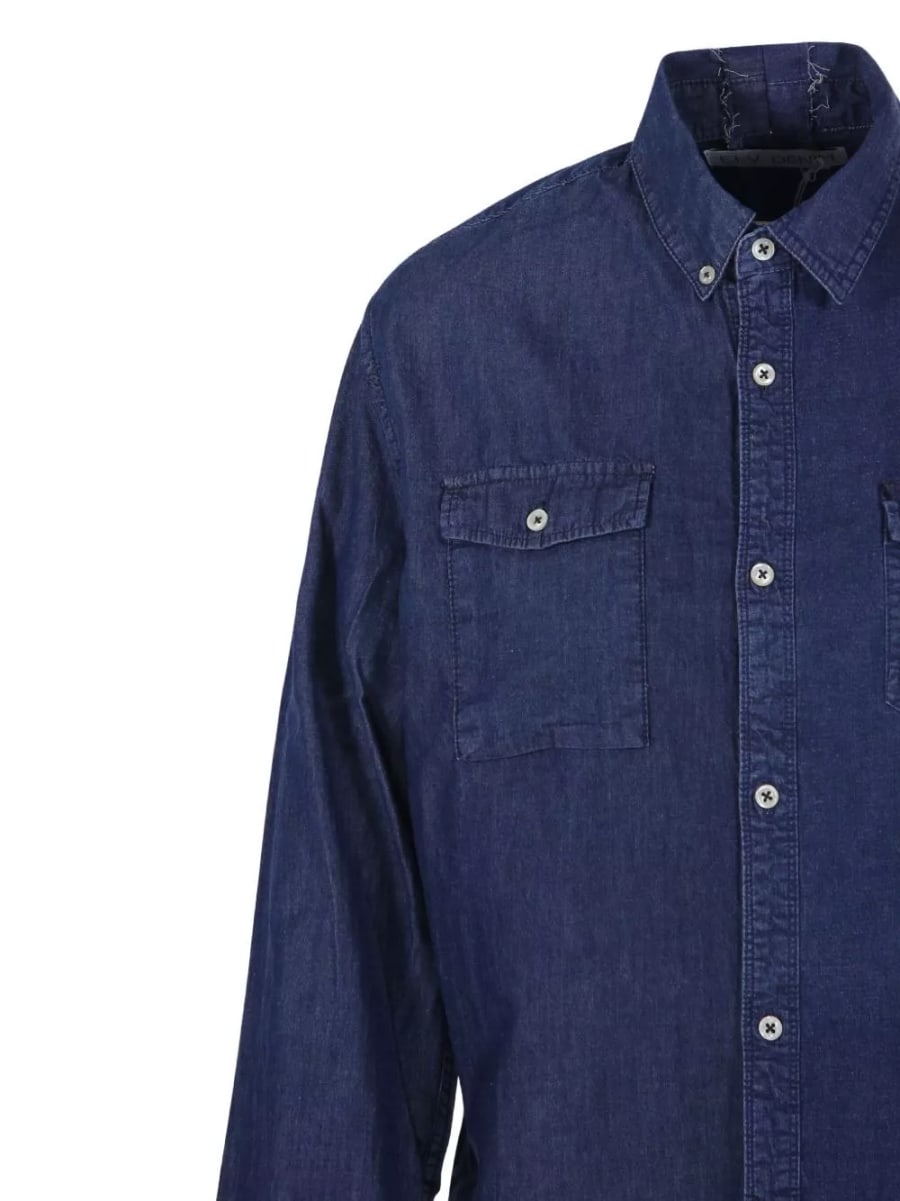 E.l.v. denim Camicia in cotone denim, view 3