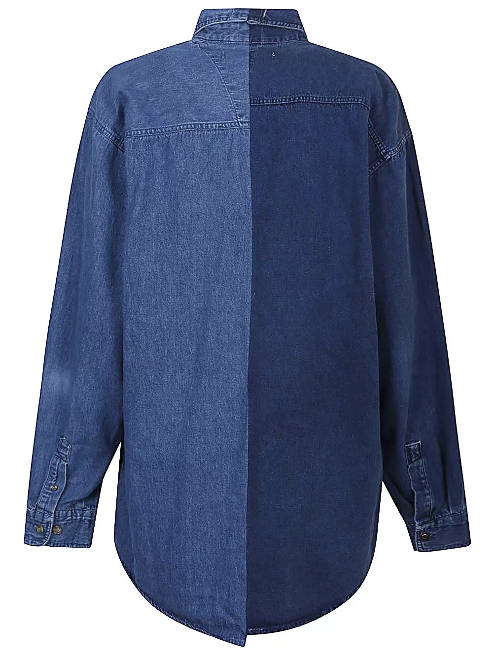 E.l.v. denim Camicia in cotone denim, view 2
