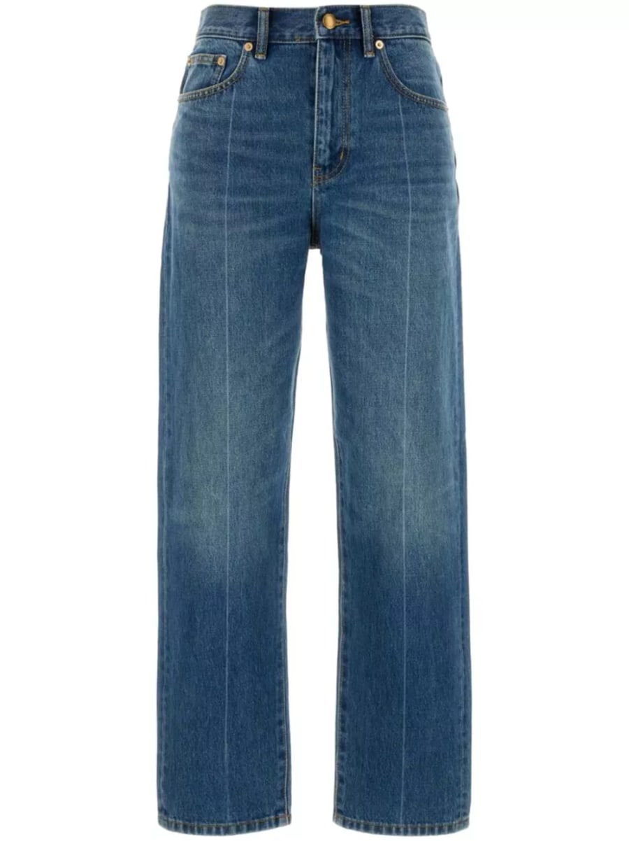 Tory Burch Jeans in denim di cotone slim