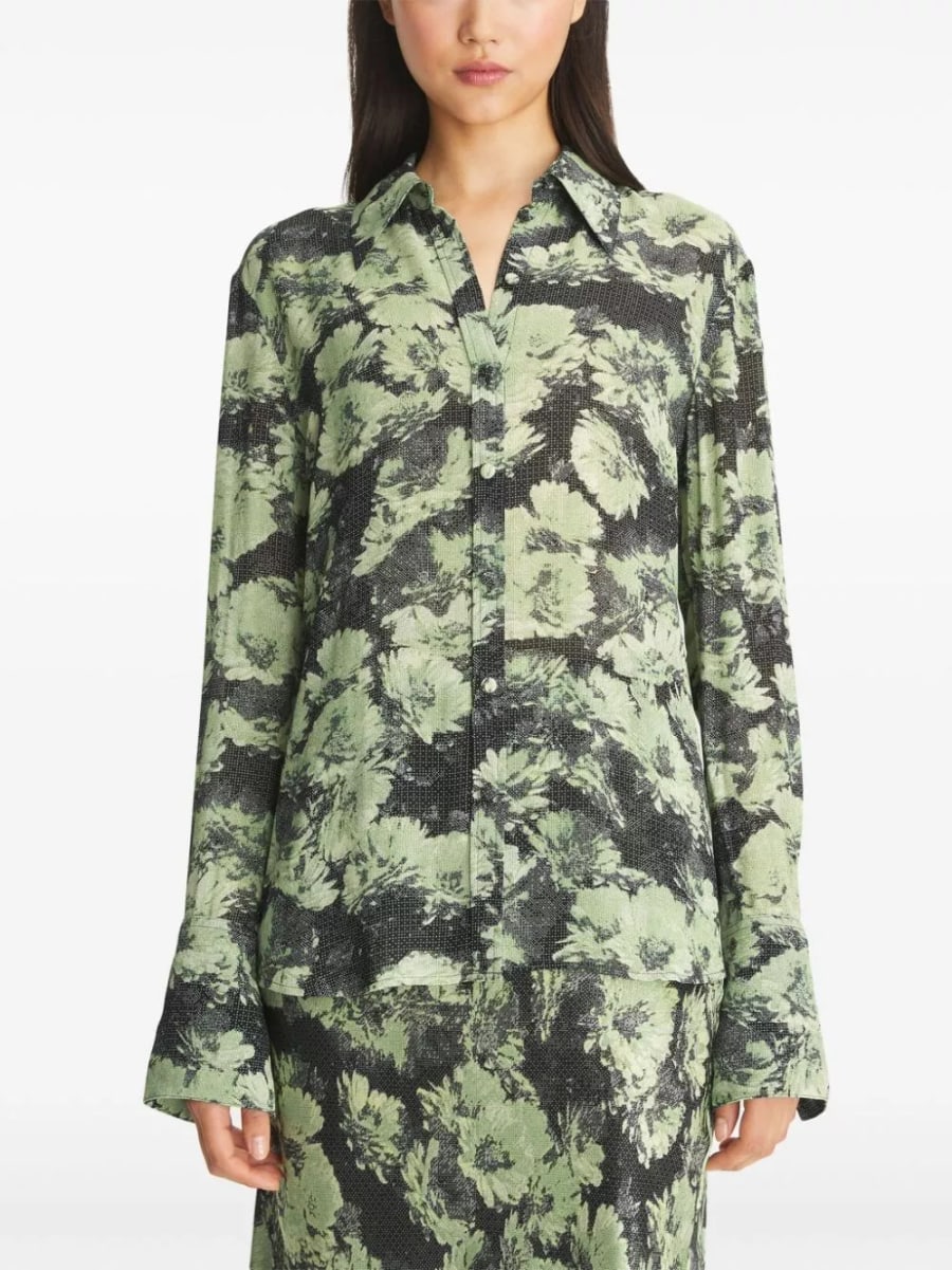 Tory Burch Camicia stampata, view 2