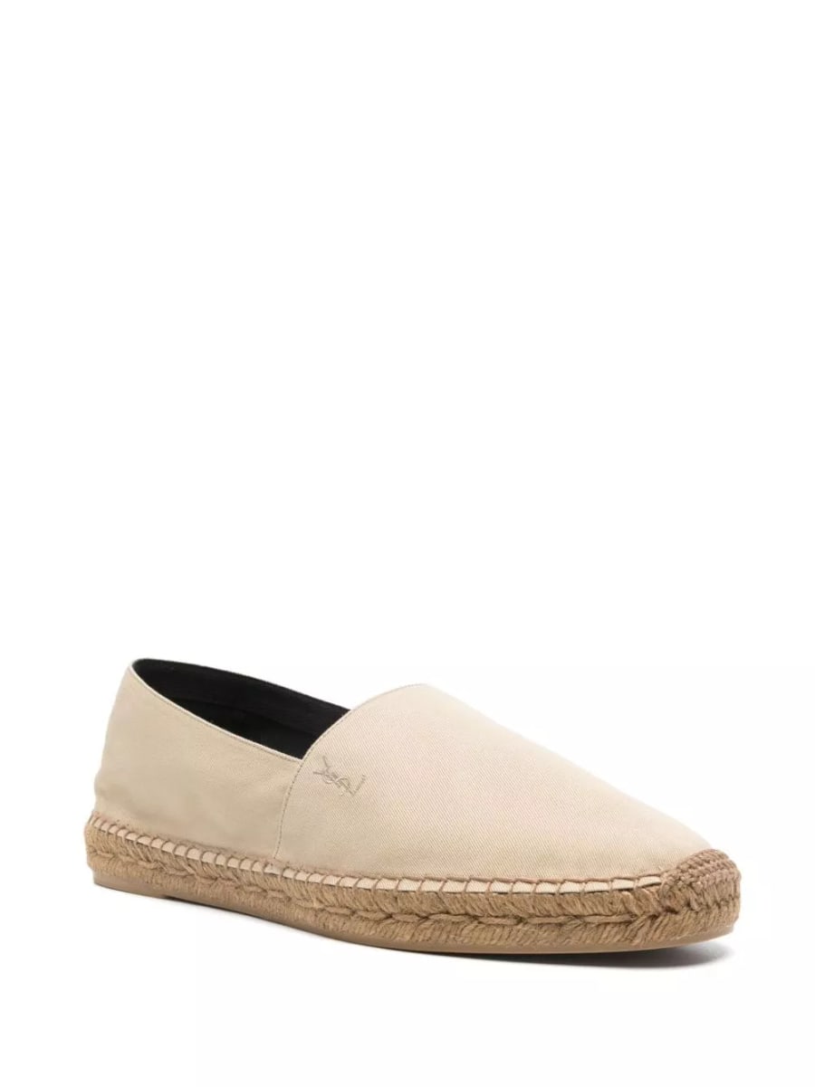Saint Laurent Espadrillas in cotone, view 4